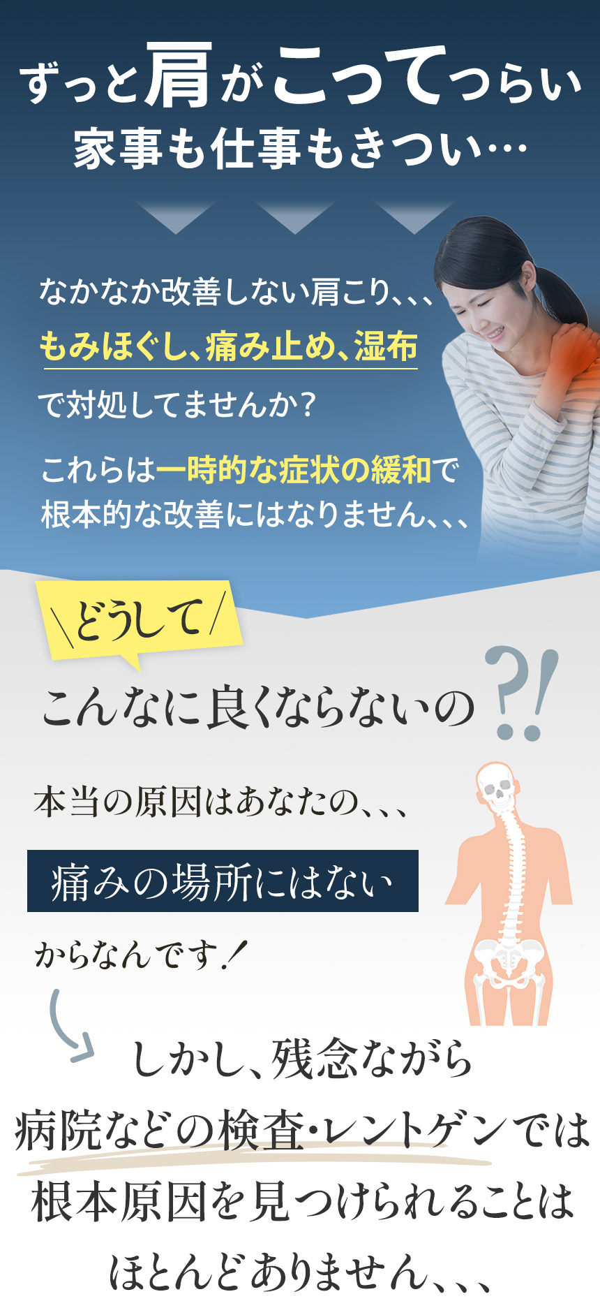 ずっと肩がこってつらい